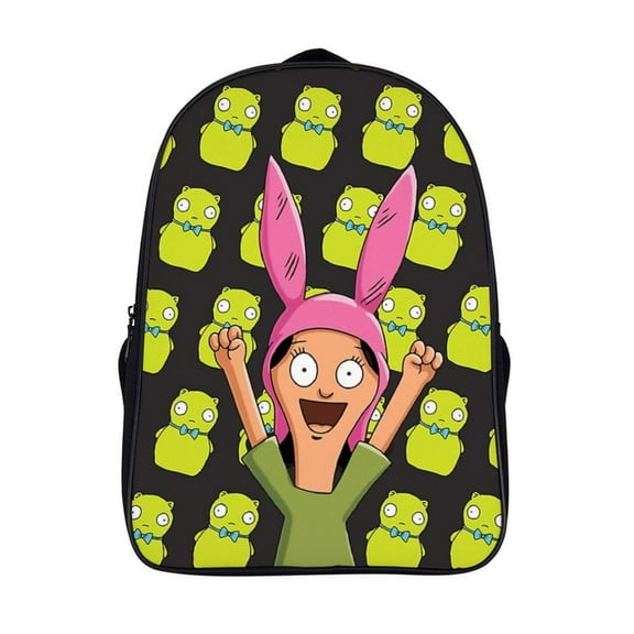 Cartoon Bob's Burgers Laptop Backpack College School Travel Daypack 2 Compartment Basic Bag Rucksack