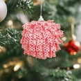 thumbnail image 4 of Iumwxz Foam Christmas Ball Ornaments with Delicate Openwork Patterns 7cm Pink Holiday Tree Decorations for Indoor Christmas Trees Doors Windows Walls, 4 of 6