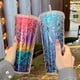 thumbnail image 3 of 2023 Color Laser Koi Straw Cup 701-800ml Degradado Amarillo Púrpura, 3 of 4
