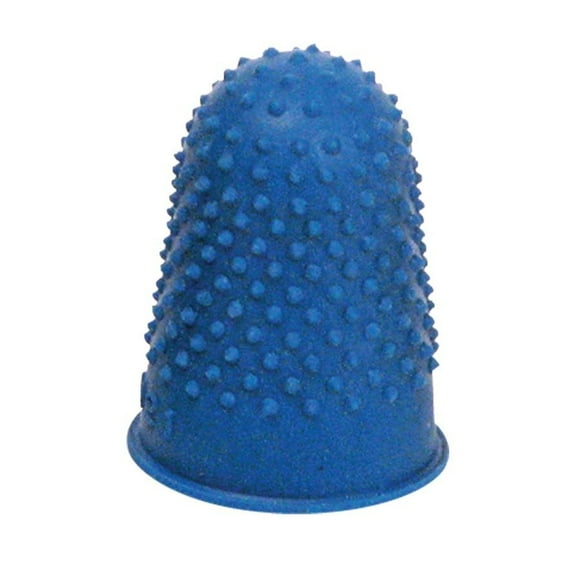 Offix 6447472047 Rubber Finger Tips Medium 11/16 in (1) Blue (Pack of 12)