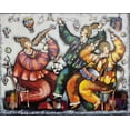 thumbnail image 2 of MICHAEL KACHAN "Having Fun" Custom Framed New Israeli Art, Dance, Music Generic, 2 of 3