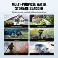 thumbnail image 6 of VEVOR 400L/105.7 Gallon Water Storage Bladder, RV Water Tank, 1000D Blue PVC Collapsible Water Storage Containers, Large Capacity Soft Water Bag, Portable Water Bladder, Fire Prevention, Camping, 6 of 9