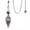 Amethyst, variant on 10PCS Natural Reiki Chakra Quartz Pendulum Healing Chips Stone Chain Pendants-Amethyst