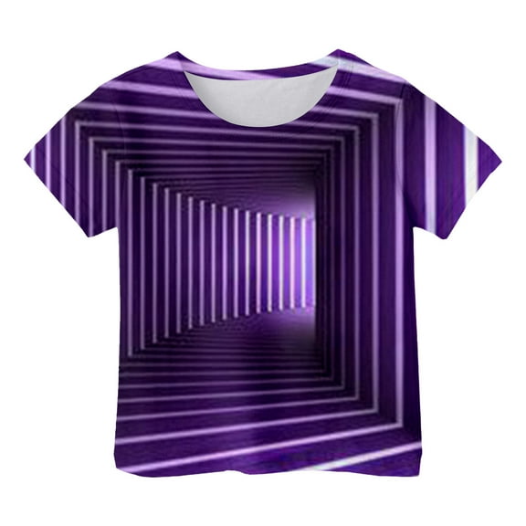 Boys Shirts Size 8 Fashion Cool 3D Prints Short Sleeve T-Shirts Gift Trendy Kid Shirt Casual Crewneck Soft and Comfortable Shirts Pullover Tops Summer Clothing 8-9 Years