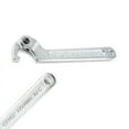 thumbnail image 5 of SENRISE C Shape Spanner Adjustable Wrench Chrome Metal Tool Durable 3 Size Silver Universal, 5 of 7