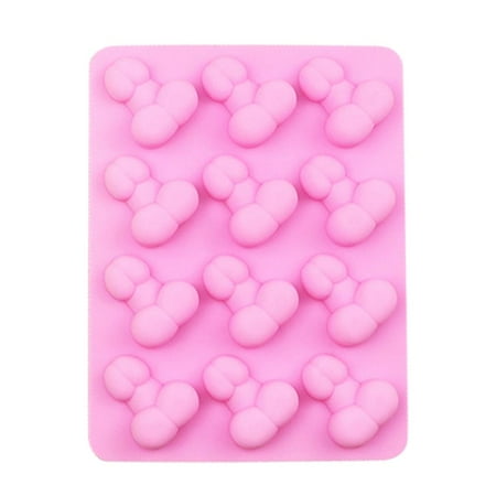 

12-Cavity Funny Sexy Silicone Mold Non-Stick Cake Mold Baking Tray for DIY Cake Jelly Chocolate