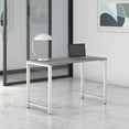 thumbnail image 2 of Bush Business Furniture 400S146PG 48 x 24 in. 400 Series Collection Table Desk with Metal Legs, Platinum Gray, 2 of 7
