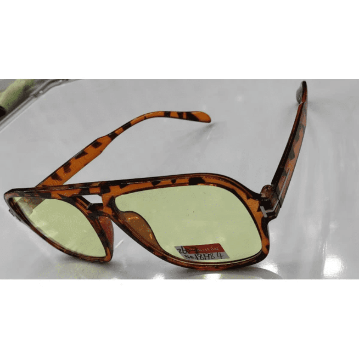Tortoiseshell Sunglasses with Yellow-Tinted Lenses - Walmart.com
