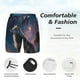 thumbnail image 3 of Fotbe Night Sky Wolf Traje de Baño para Hombre – Shorts de Natación de Secado Rápido con Forro y Bolsillos-Small, 3 of 6