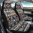 thumbnail image 4 of XYZCANDO Southwestern Geometric Pattern Car Seat Covers for Man Waterproof Car Front Seat Covers Protector Washable, for SUV Auto Truck, 4 of 10