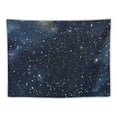 thumbnail image 5 of PRATYUS Night Sky Stars Tapestry Wall Hanging, Dark Blue Galaxy Universe Space Room Wall Art Tapestries, Starry Sky Cosmic Aesthetic Wall Tapestry for Bedroom Livingroom Office Dorm 40x30inch, 5 of 6