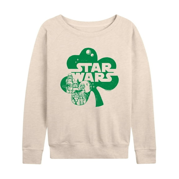 Star Wars - St. Patrick's Day Clover - Women's French Terry Pullover Sweatshirt