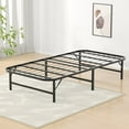 thumbnail image 4 of VECELO 14" Foldable Twin Metal Platform Bed Frame, No Box Spring Needed, Black, 4 of 13