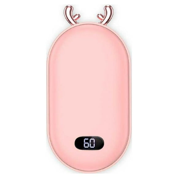 Toystoory Calentador de manos eléctrico Recargable Ajustable Calentador de clima frío para el hogar Oficina Escuela Banco de energía móvil Type4 NO4