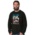 thumbnail image 5 of Popeye the Sailor Man US Muscle Funny Long Sleeve TShirt Men Women Brisco Brands S, 5 of 6