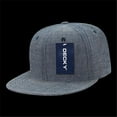 thumbnail image 1 of Decky 1094-BLU Washed Denim Snapback Cap, Blue, 1 of 1