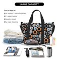 thumbnail image 6 of Zufioo Colorful Screws Pattern Hand-held Travel Bag, Waterproof Adjustable Shoulder Strap Crossbody Duffel Bag, Suitable for Work, Short trips, Sports, 6 of 8