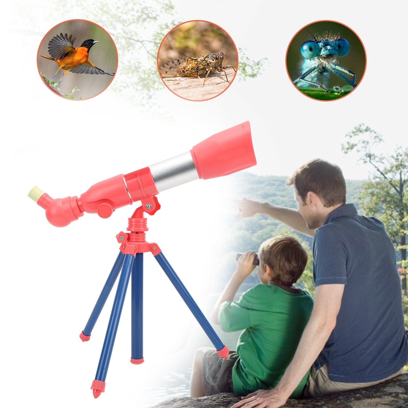 Kids Telescope, Different Magnifications HD Viewing Manual