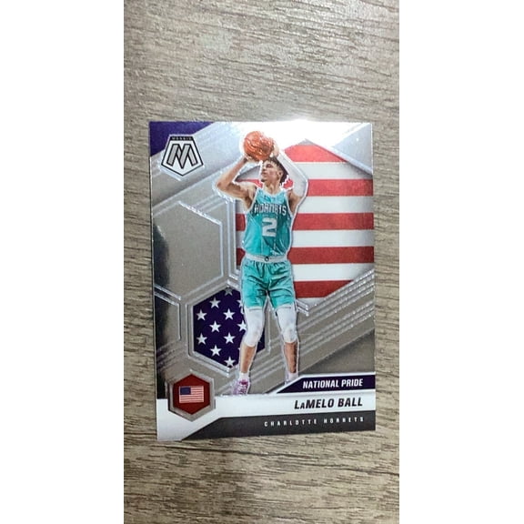 LaMelo Ball Charlotte Hornets 2020-21 Panini Mosaic 257 RC Trading Card