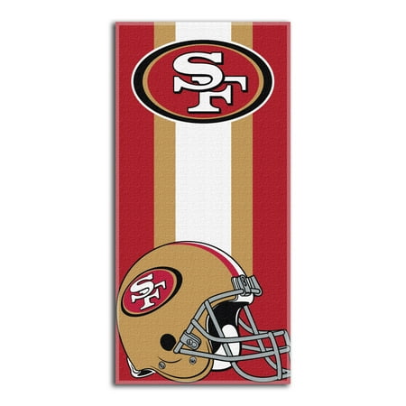 - San Francisco 49ers The Northwest Company Zone Read Beach Towel - No Size