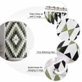 thumbnail image 6 of Shower Curtain Aztec Boho Bathroom Curtains with Hooks, Waterproof Fabric Bohemian Abstract Geometric Sage Green Bath Shower Curtains Set for Bathroom Bathtubs Decor 36x72 Inch, 6 of 8