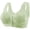 aa_1PC_Green, variant on Elvqul Womens Plus Size Bras Front Closure Silk Embroidery Lightweight Bras for Women 1PC-3PC 36BC-46BC