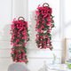 thumbnail image 1 of Artificial Hanging Basket Wall Decor Polyester Fake Plants For Indoor Home Kitchen Office Decorations Realistic Hanging Flower Arrangement, 1 of 5