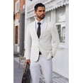 thumbnail image 3 of COOFANDY Men's Blazer Slim Fit Two Button Sport Coat Suit Jacket, 3 of 6