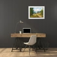 thumbnail image 3 of Bochmann, Joh. 14x12 White Modern Wood Framed Museum Art Print Titled - IN THE BLACK FOREST, 3 of 4