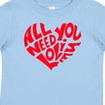 thumbnail image 4 of Inktastic All You Need is Love Red Heart Shape Boys or Girls Baby T-Shirt, 4 of 5