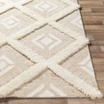 thumbnail image 5 of Mark&Day Wool Rugs, 2x8 Granville Global Tan Runner Area Rug, Cream Beige Carpet for Hallway, Kitchen, Bedroom or Living Room (2'6" x 8' Runner), 5 of 6