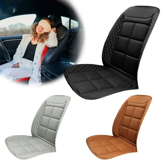 1*Heated Seat Cushion Winter Car Seat Cover Soft Plush Seat Cover for Car Front Seat Comfortable Car Seat Cushion Driving in Winter Most Car Suvs Trucks (Warm) Cushion
