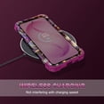 thumbnail image 2 of CASEFIV for Phone Case for Samsung Galaxy S26,Glow in The Dark,Shockproof Protection Hard PC Soft Flexible TPU Bumper Drop Protective Protective Phone Cover Case for Galaxy S26,Purple Flower, 2 of 7