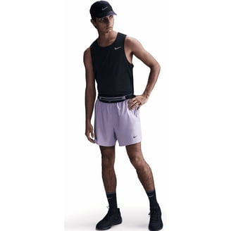 Men's Nike Elite Stripe Basketball Shorts Obsidian/White Size