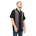 thumbnail image 5 of G-Style USA Men's Two Tone Retro Button Down Bowling Shirts, 5 of 5