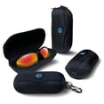 thumbnail image 4 of Funda para gafas de sol BLUPOND, carcasa semirrígida de EVA con gancho y clip, 4 of 6