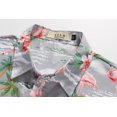 thumbnail image 3 of SSLR Hawaiian Shirt for Women Flamingo Short Sleeve Casual Button Down Shirts Beach Aloha Tops, 3 of 8