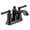 Matte Black, variant on Moen Dartmoor Oil Rubbed Bronze Traditional Two Handle Centerset Bathroom Sink Faucet