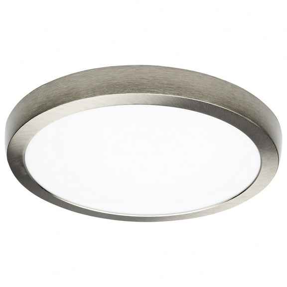Blink Pro  - Light Brushed Nickel/Silver Contemporary Aluminum Flush Mount Light