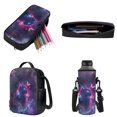 thumbnail image 3 of Xixirimido Cat Butterfly Galaxy Pattern 4Pcs School Supplies Set for Students 17 Inch Backpack with Lunch Bag, Water Bottle Holder, Pencil Case Large Capacity Bookbag for Kids, 3 of 6