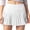 White, variant on WIBACKER Womens Tennis Skirts High Waisted with Pockets Built-in Shorts Workout Running Pleated Athletic Golf Skorts