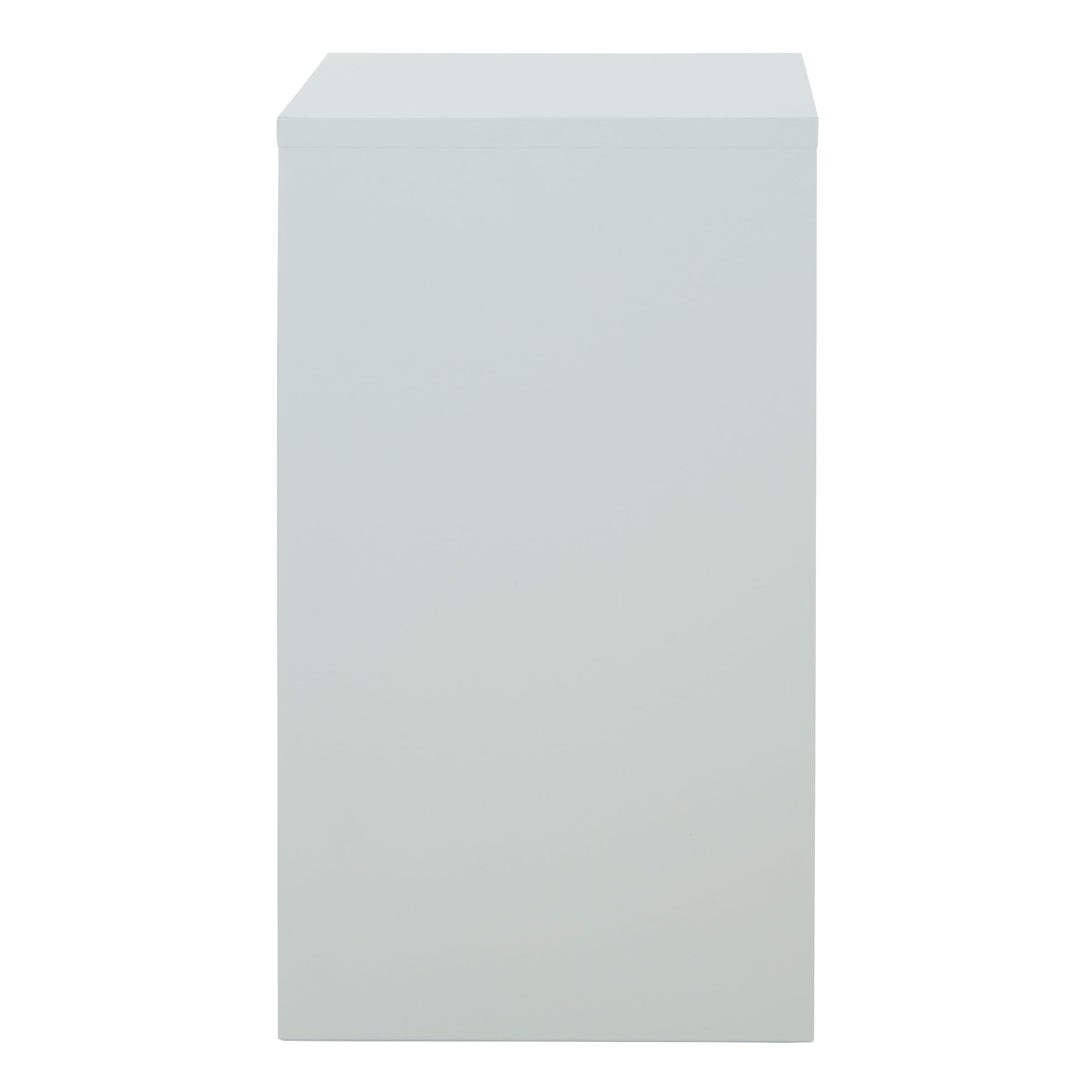 2 Drawer Locking Metal File Cabinet in Gray