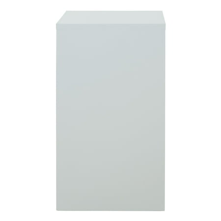 OSP Home Furnishings - 2 Drawer Locking Metal File Cabinet - Gray