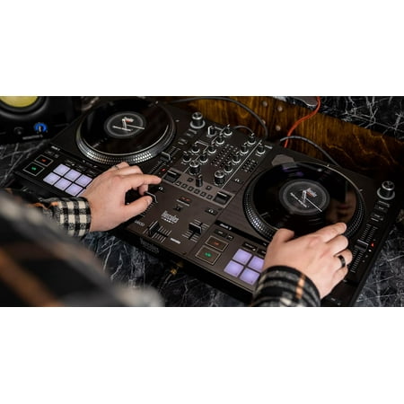 Hercules DJ DJControl Inpulse T7 2-Channel Motorized DJ Controller Black