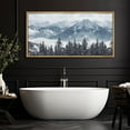 thumbnail image 4 of IDEA4WALL Extra Large Framed Canvas Print Wall Art Majestic Mountain Peaks & Snowy Forest Fine Art Antique Wall Decorative Winter Wonderland Landscape Painting Artwork for Rooms - 60"x30", 4 of 5