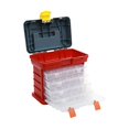 thumbnail image 2 of Caja de herramientas desmontable con 4 capas y 72 compartimentos Puede colocar tornillos, tuercas y llaves Capacidad S Como se muestra, Como se muestra, 2 of 5