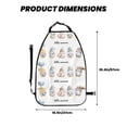 thumbnail image 2 of Fuzoiu Summer Gnome Print 2 Pack Kick Mat Back Seat Protector With 3 Storage Pockets, Universal Car Seat Back Organizer For Kids Pets, Waterproof Backseat Protector For Most Car, 2 of 8