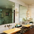 thumbnail image 4 of Claxy 2-Light Gold Crystal Wall Sconces for Bathroom Set of 2, 4 of 6