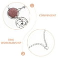 thumbnail image 3 of Phenofice 1 Set of Aromatherapy Pendant with Fashionable Design Neck Chain Volcanic Stone Essential Oil Diffusion Party, 3 of 4