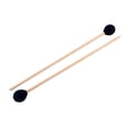 thumbnail image 3 of 2pcs Black Drum Mallet for Percussion Instruments Synthetic Material Wool Felt Head Durable Design, 3 of 8
